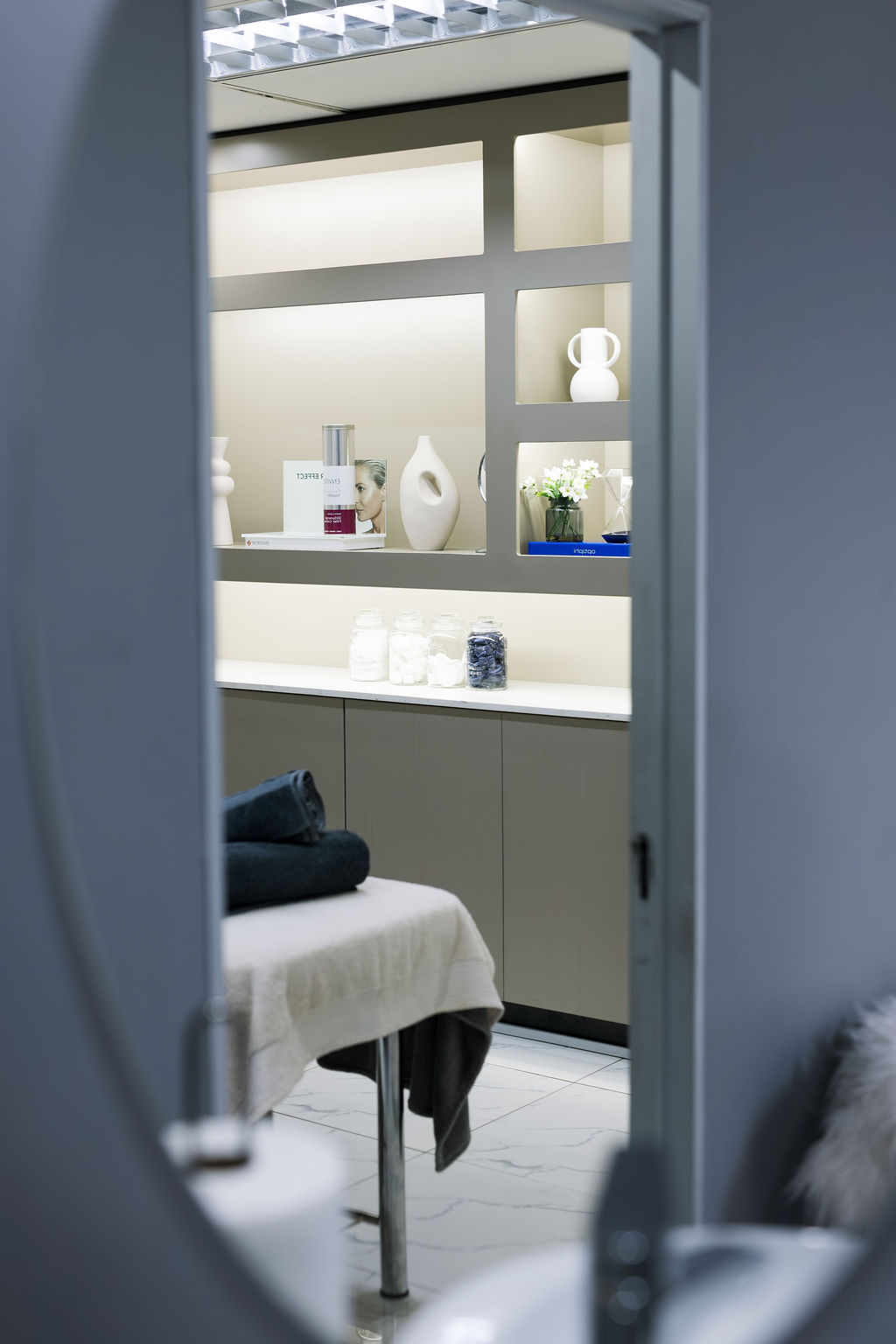 Treatment room at Lapis Lazuli Beauty Bar