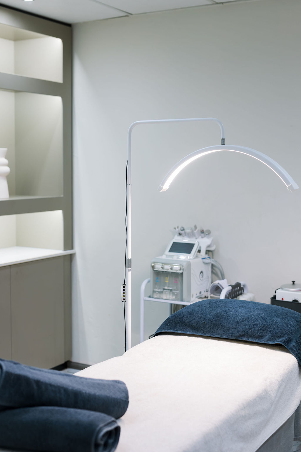 Facial treatment room at Lapis Lazuli Beauty Bar
