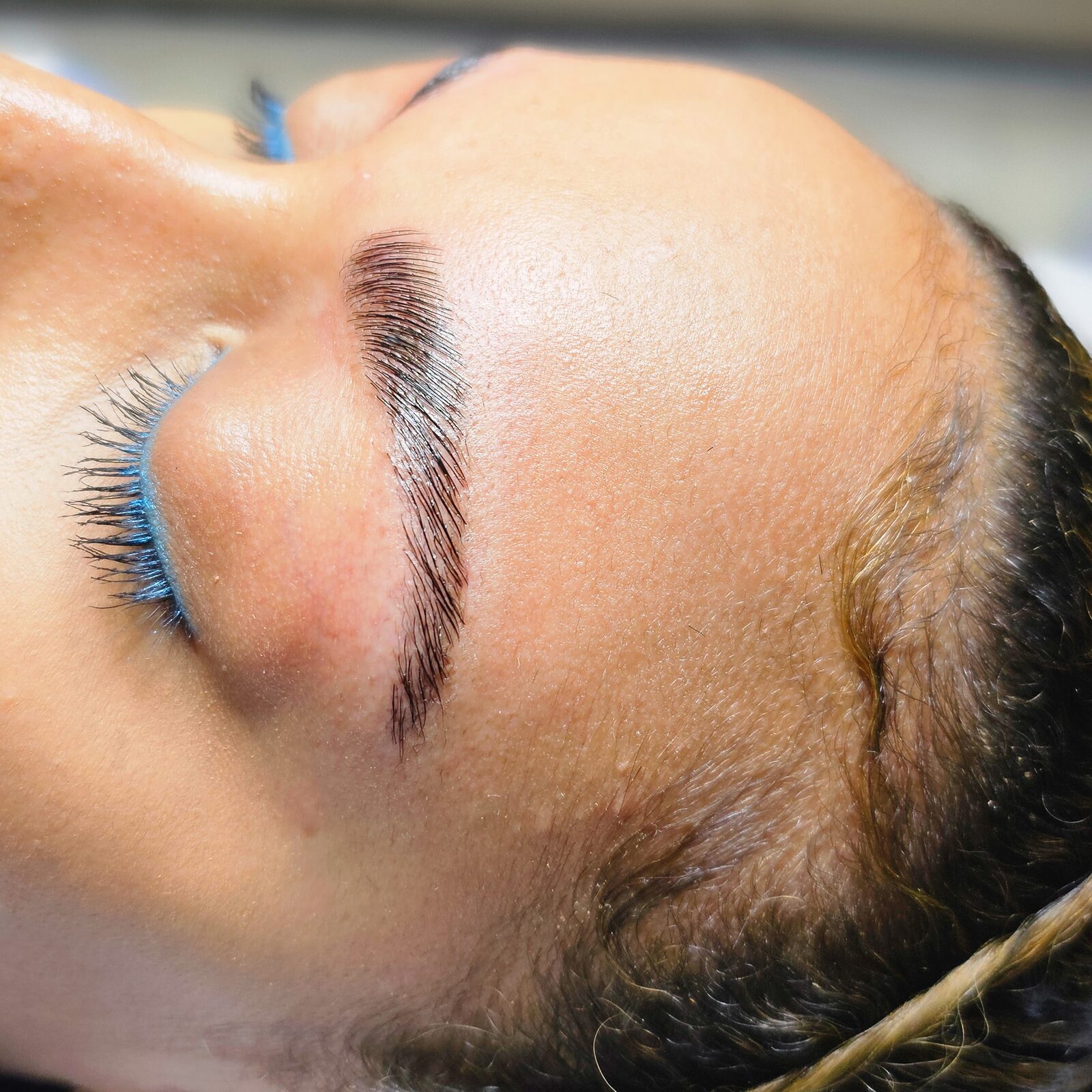 Brow lamination and lash lift result